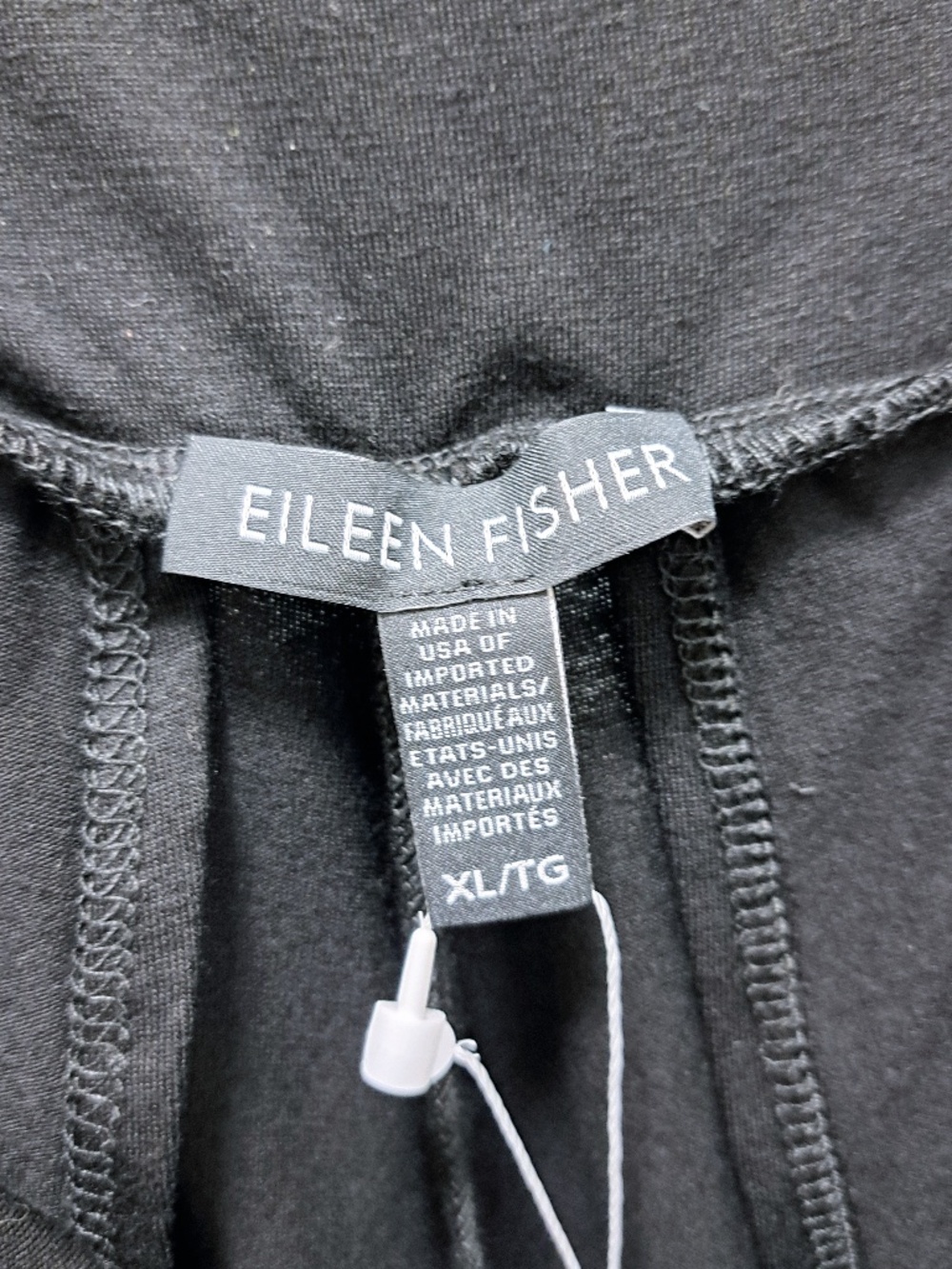 Eileen Fisher Faux Wrap Pant Black Size XL - Picture 11 of 12